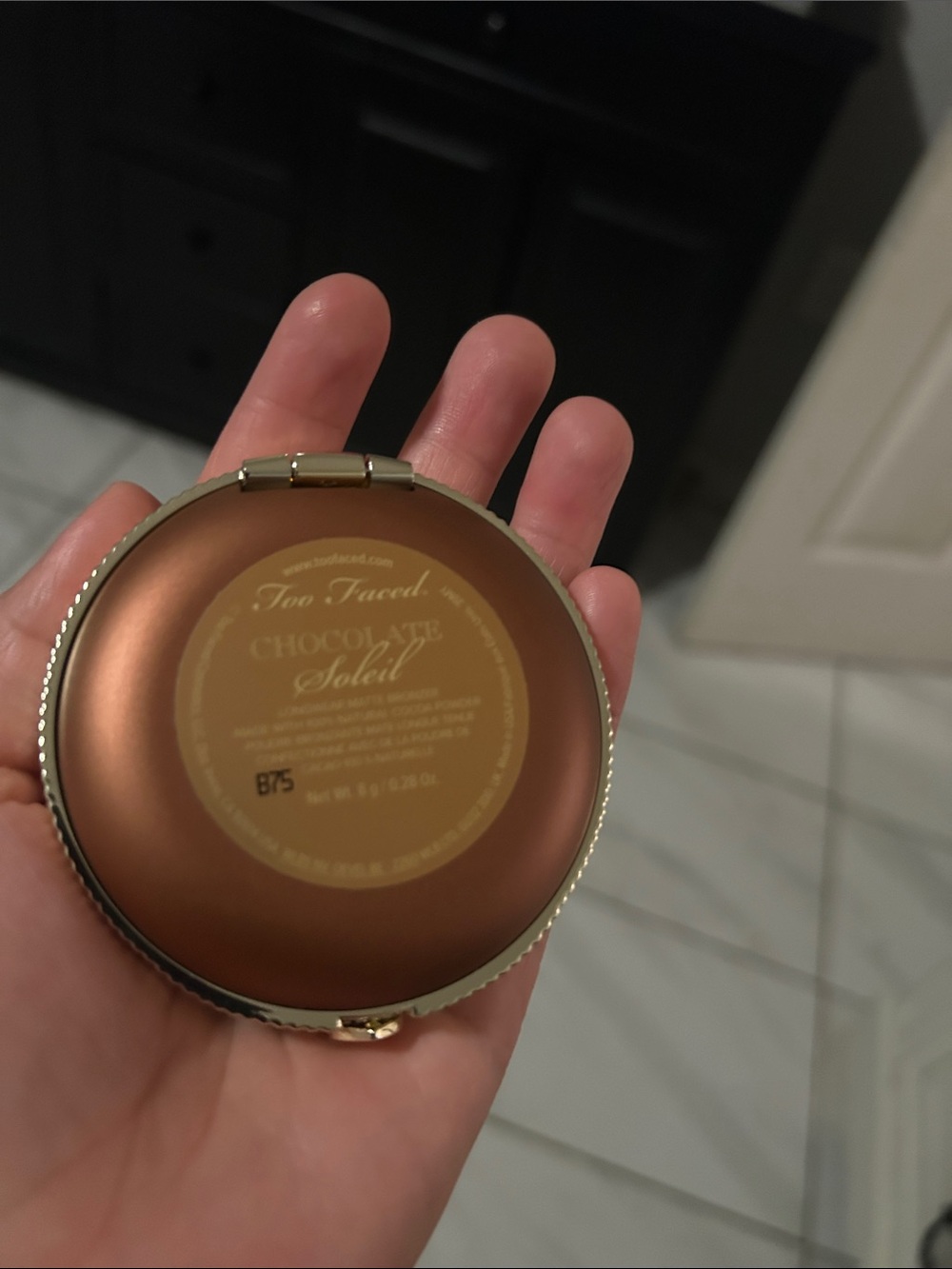 Too Faced Chocolate Soleil Matte Bronzer - Warm Brown - Picture 4 of 6